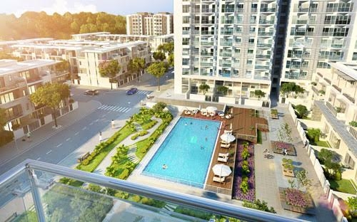 <div>Green Bay Village có thiết kế xanh, hài hòa với thiên nhiên, an ninh 24/24 và tiện ích nội khu hoàn chỉnh.</div>