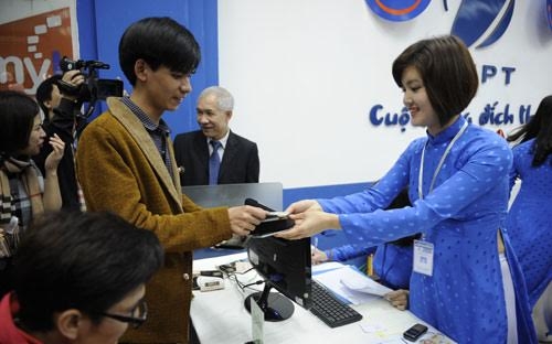 Một cửa hàng của VinaPhone.<br>