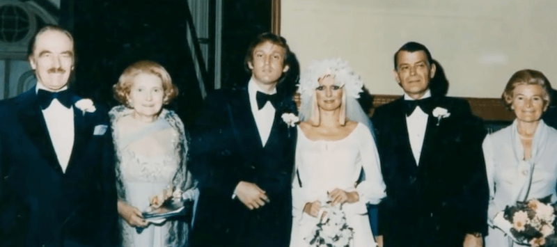 Ông Trump kết hôn với người vợ đầu tiên, Ivana Trump, vào ngày 7/4/1977 - Ảnh: Daily Mail.