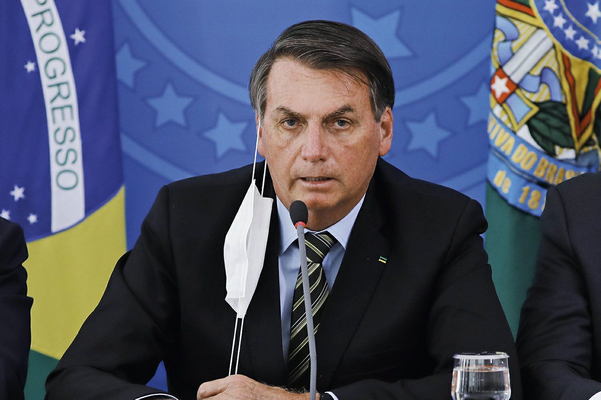Tổng thống Brazil Jair Bolsonaro - Ảnh: AP