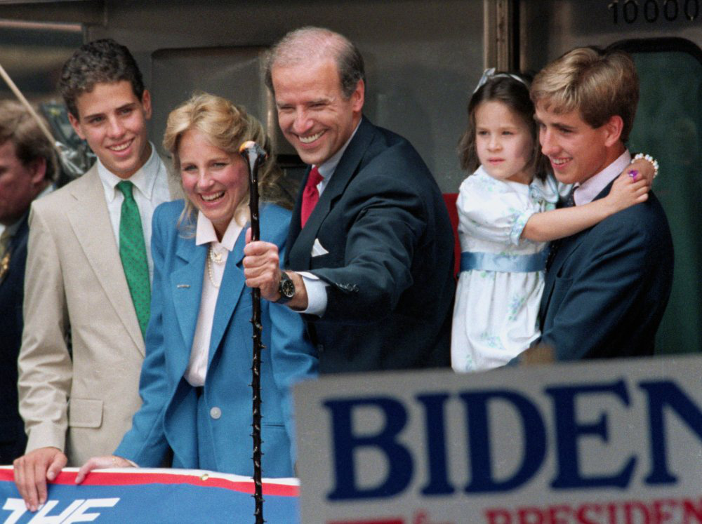 Ông Joe Biden ra tranh cử tổng thống lần đầu vào năm 1987 - Ảnh: Getty Images.