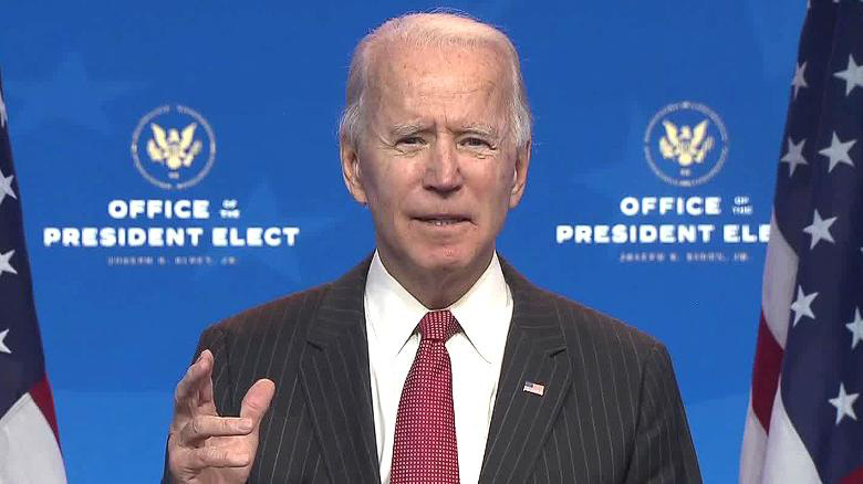 Tổng thống đắc cử Joe Biden - Ảnh: CNN