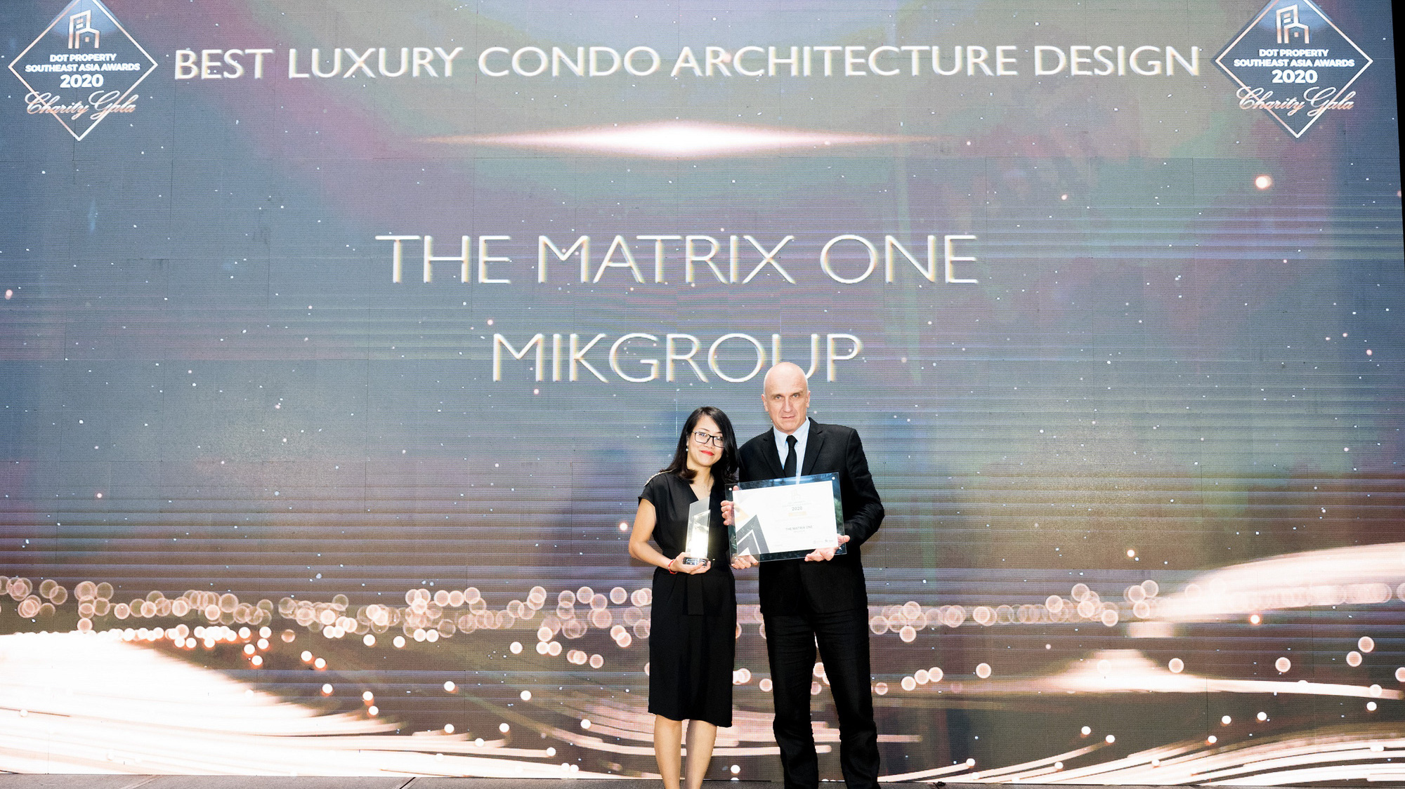MIKGroup vinh dự nhận giải thưởng "Dự án căn hộ hạng sang có thiết kế kiến trúc đẹp nhất Đông Nam Á" cho dự án hạng A The Matrix One.