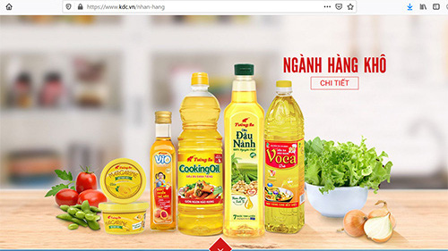 Một trong những sản phẩm của Công ty Cổ phần Tập đoàn Kido.