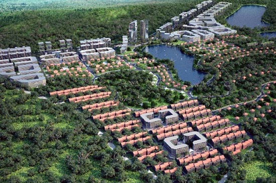 Phối cảnh tổng thể dự án.