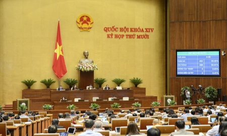 Quốc hội chính thức thông qua Luật Biên phòng