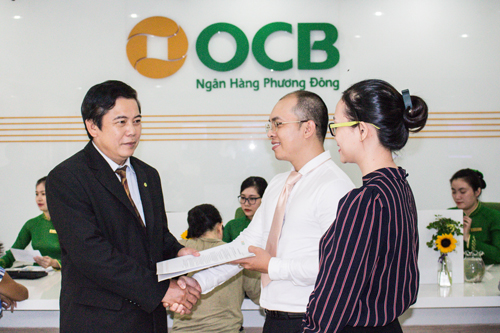 Khách hàng ngày càng quan tâm đến các dịch vụ của OCB.