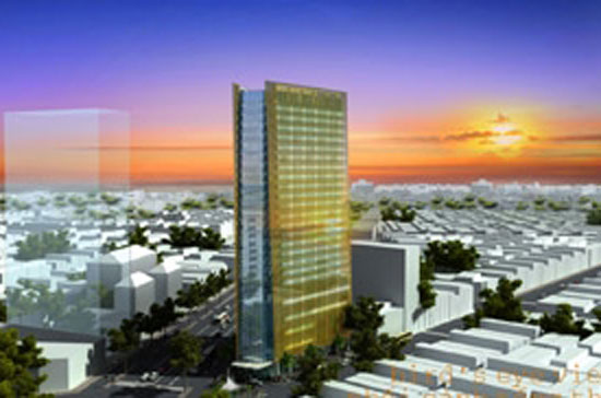 Phối cảnh 1 dự án 5 sao đang được xây dựng tại Tp.HCM.