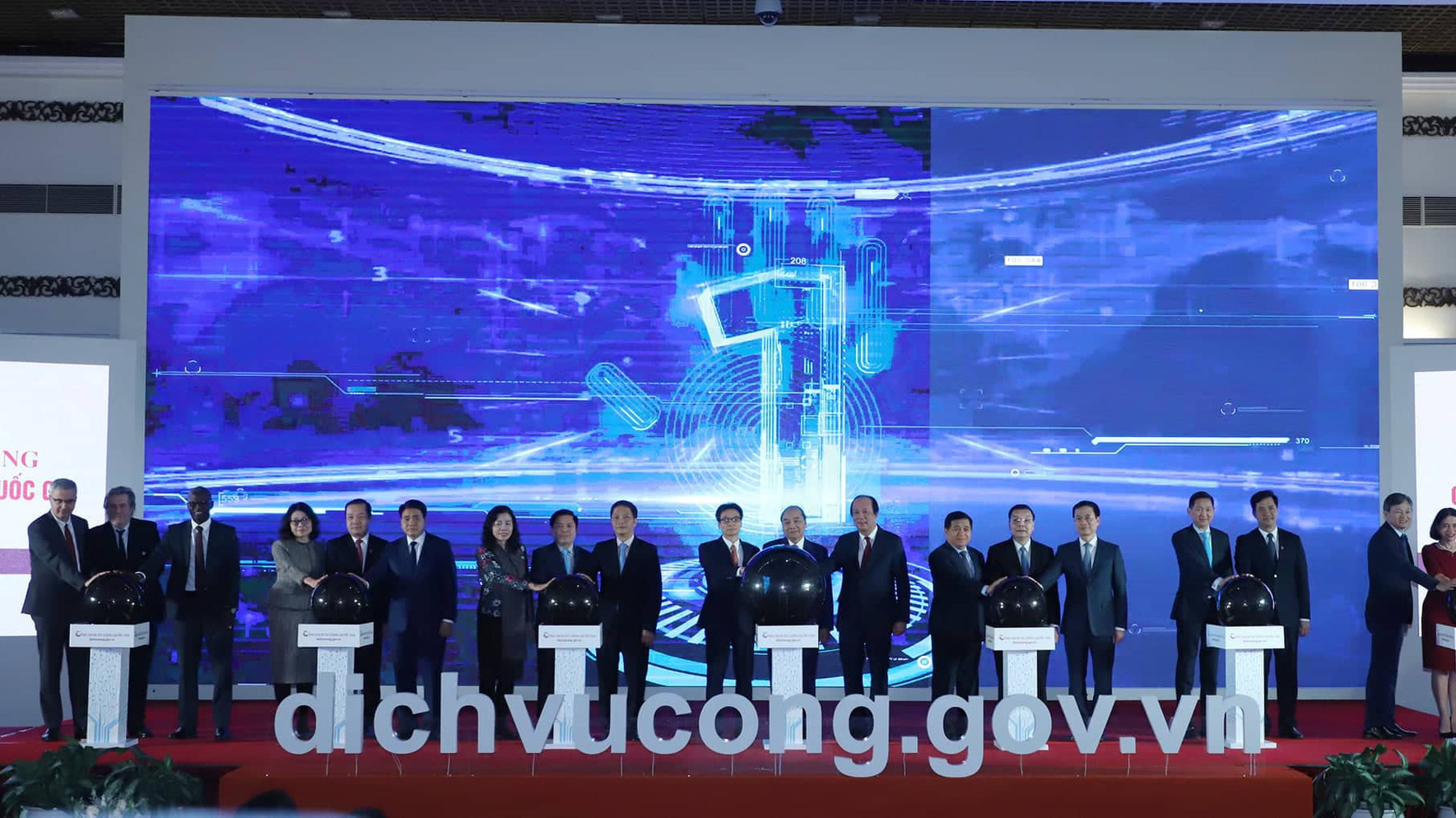 Cổng Dịch vụ công Quốc gia đã được khai trương ngày 9/12 vừa qua - Ảnh: Quang Phúc 