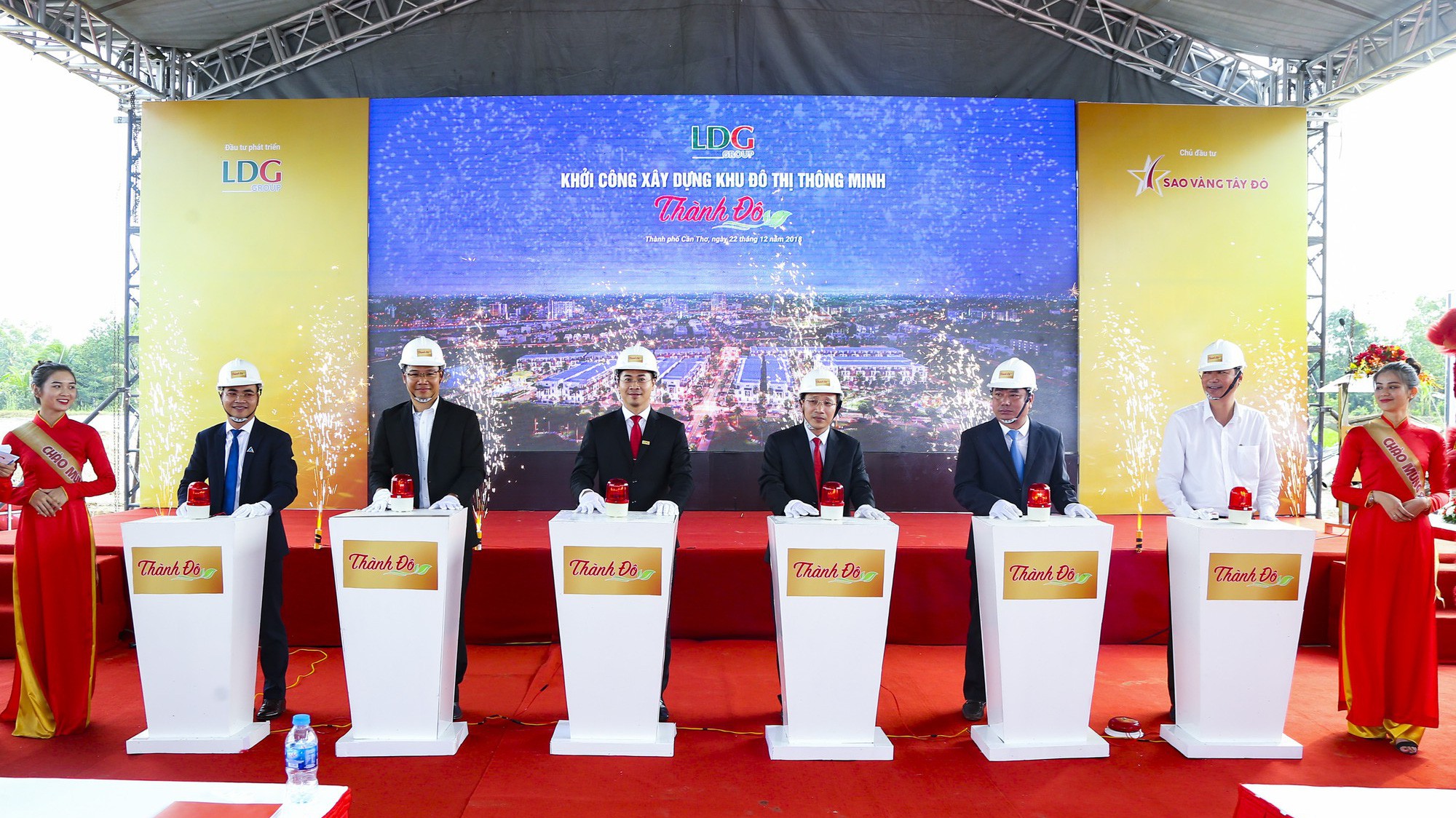 Khởi công xây dựng dự án Khu đô thị thông minh Thành Đô vào ngày 22/12/2018. 