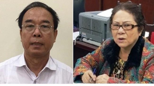 Bị can Nguyễn Thành Tài và Bị can Dương Thị Bạch Diệp

