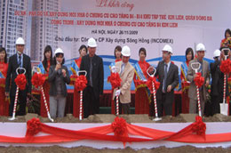 Lễ khởi công nhà B4 Kim Liên.