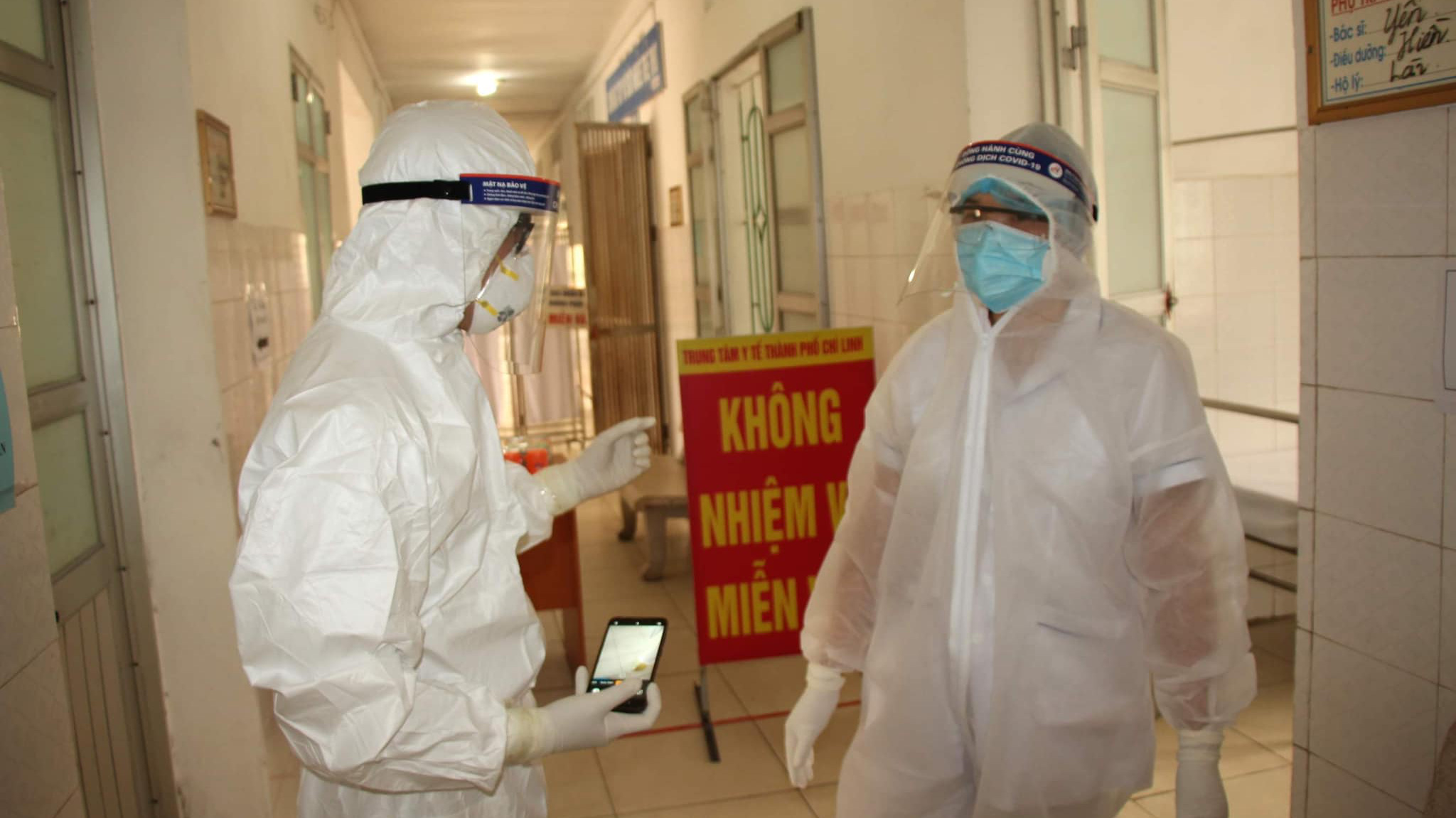 Bên trong khu cách ly tại Tp.Chí Linh, Hải Dương. Ảnh - Bộ Y tế. 