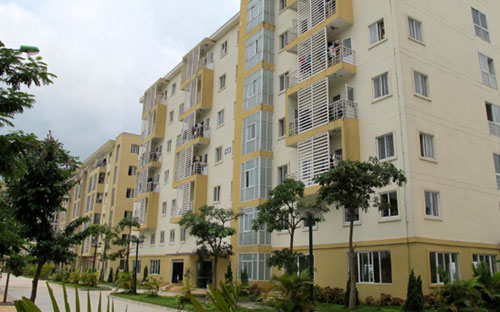 Một góc khu nhà ở cho công nhân tại khu công nghiệp Yên Phong - Một trong 5 dự án được đề xuất thực hiện thí điểm cho thuê.<br>