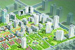 Phối cảnh khu đô thị đông nam Trần Duy Hưng.