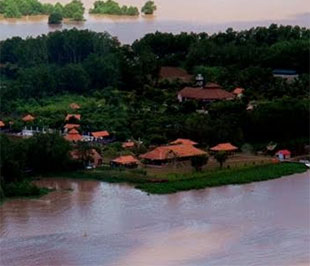 Một góc khu du lịch Phù Sa, Cần Thơ.