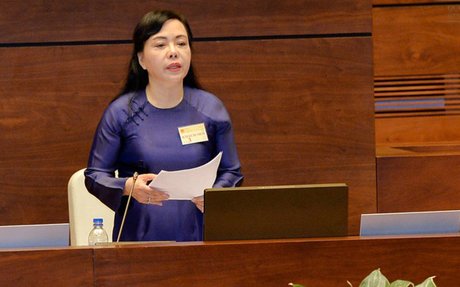 Bộ trưởng Bộ Y tế Nguyễn Thị Kim Tiến.