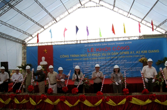 Lễ khởi công dự án sáng 13/7 - Ảnh: Từ Nguyên.