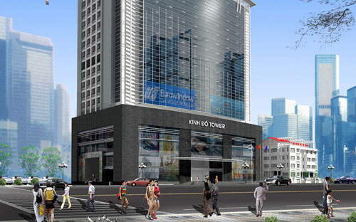 Phối cảnh dự án Kinhdo Tower.<br>