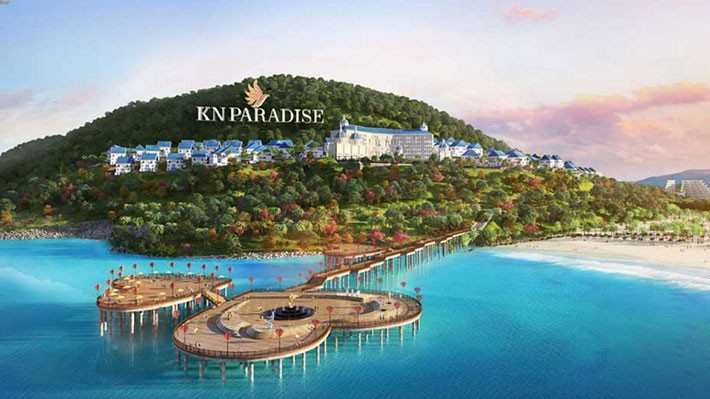 Phối cảnh khu phức hợp nghỉ dưỡng và giải trí KN Paradise.