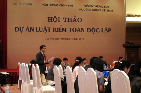 Việc ban hành Luật Kiểm toán độc lập là cần thiết trong bối cảnh hiện nay.