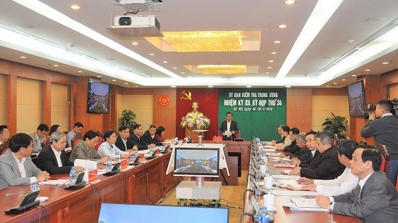 Uỷ ban Kiếm tra Trung ương đã xem xét kết quả 
kiểm tra khi có dấu hiệu vi phạm đối với Ban Thường vụ Huyện ủy Ba Vì, thành phố Hà Nội.
