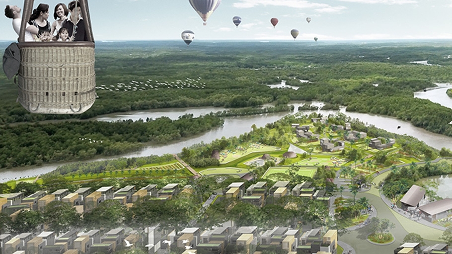 Toàn cảnh La Maison De Cần Giờ – nơi nghỉ dưỡng giữa lòng Sài Gòn.