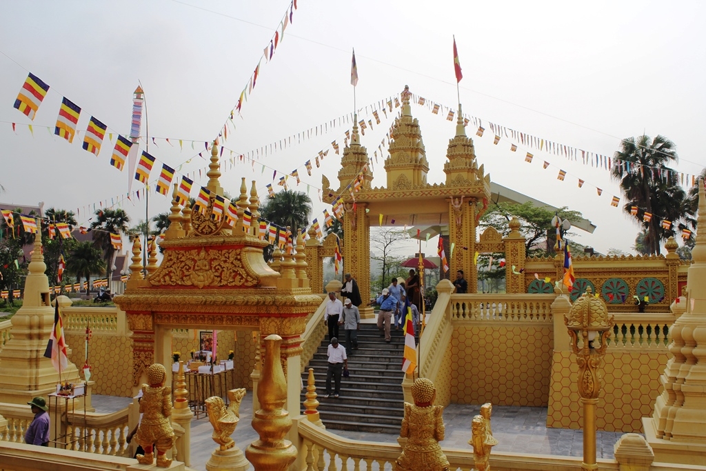 Một góc Làng Văn hóa - Du lịch các dân tộc Việt Nam tại Sơn Tây, Hà Nội.<br>