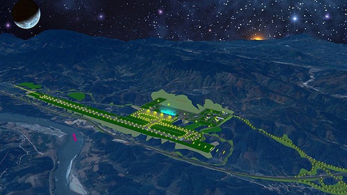 Phối cảnh thiết kế sân bay Sa Pa.