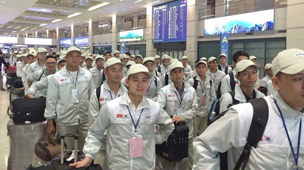 Hàn Quốc là thị trường xuất khẩu trọng điểm, thu hút đông lao động Việt Nam đi làm việc. Ảnh minh họa. 