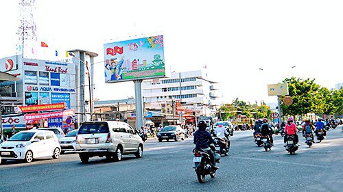 Một góc thành phố Biên Hòa.