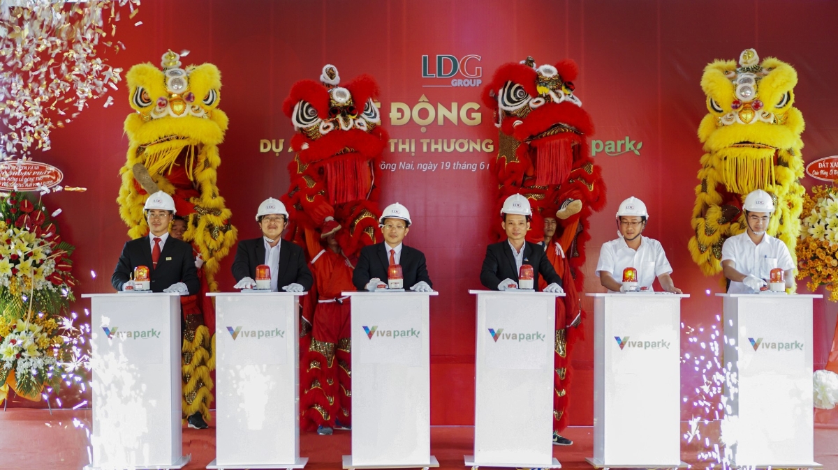 Lễ động thổ dự án Khu đô thị thương mại Viva Park.