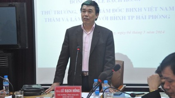 Khởi tố, bắt tạm giam nguyên Tổng giám đốc Bảo hiểm xã hội Việt Nam Lê Bạch Hồng.