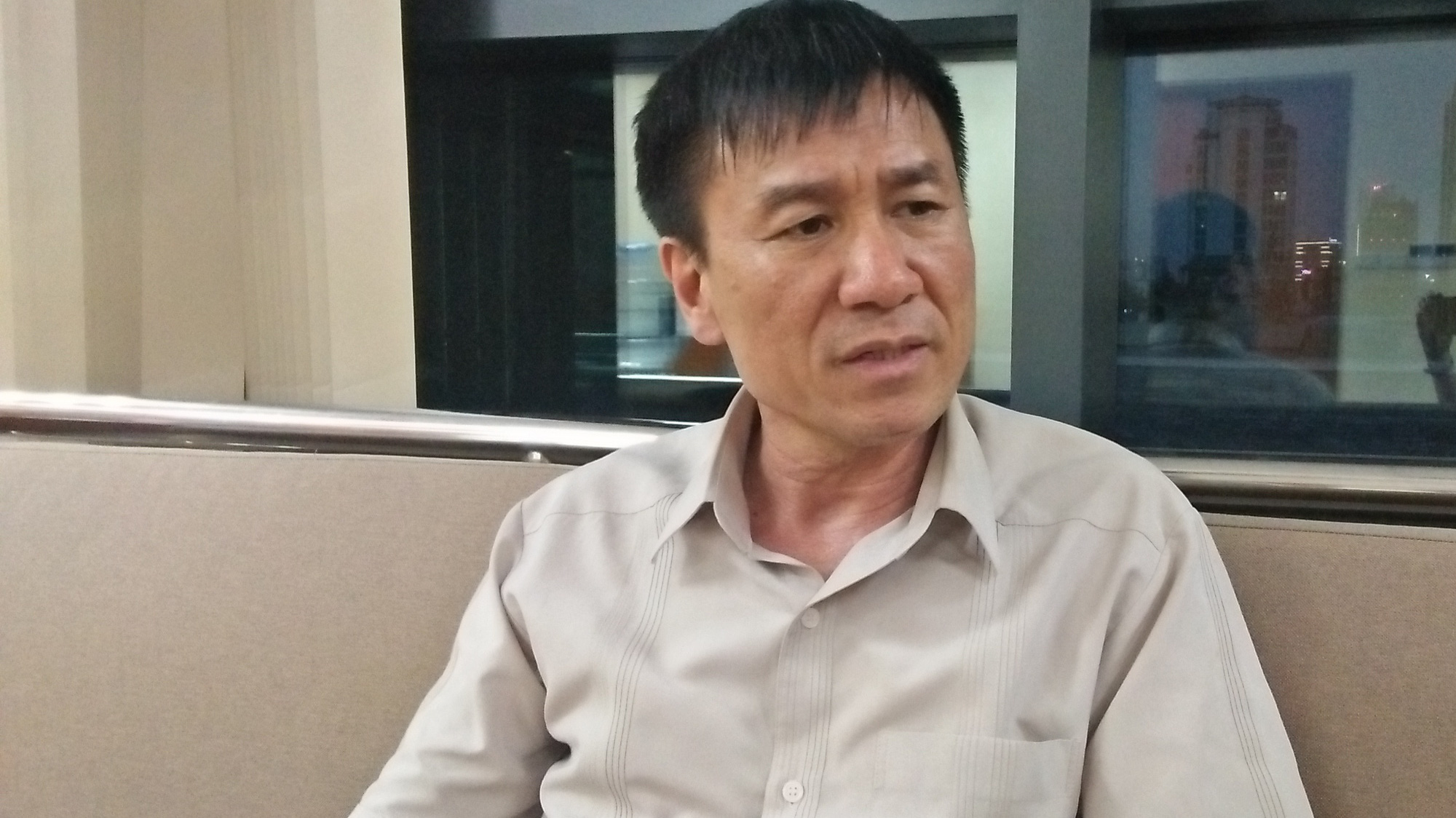 Ông Lê Đình Quảng - Phó Trưởng ban Quan hệ lao động (Tổng Liên đoàn Lao động Việt Nam). Ảnh - N.Dương. 