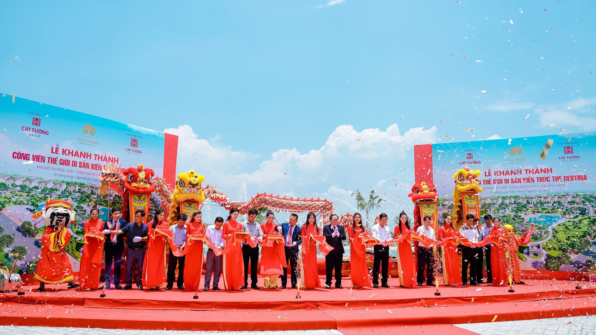 Lễ khánh thành Công viên Thế giới Di sản Kiến trúcThe Destina.