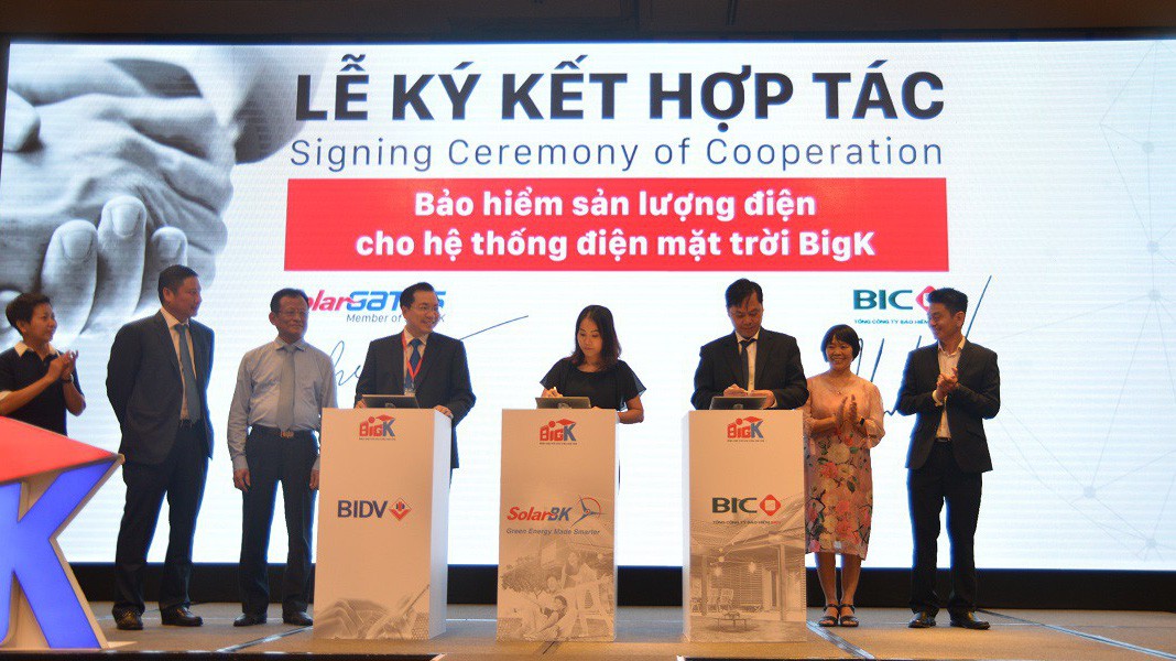 Sự hợp tác giữa 3 tập đoàn lớn BIDV - BIC và SolarBK đánh dấu bước “chuyển mình” cho điện mặt trời Việt Nam.