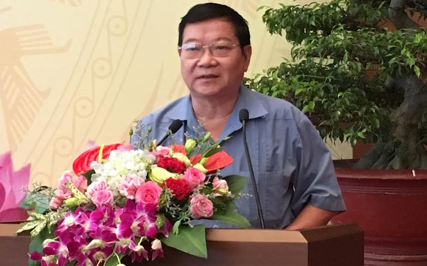 Phó chủ nhiệm Uỷ ban Văn hoá - Giáo dục - Thanh thiếu niên và nhi đồng của Quốc hội khoá 13, đại biểu Lê Như Tiến chia sẻ kinh nghiệm tại toạ đàm.<br>