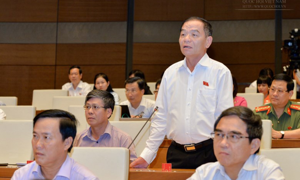 Đại biểu Lê Thanh Vân phát biểu tại nghị trường.
