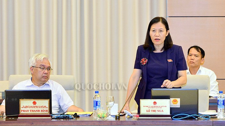 Chủ nhiệm Uỷ ban Tư pháp Lê Thị Nga đề nghị nên dành thời gian để đảm bảo quyền được phát biểu của đại biểu Quốc hội.