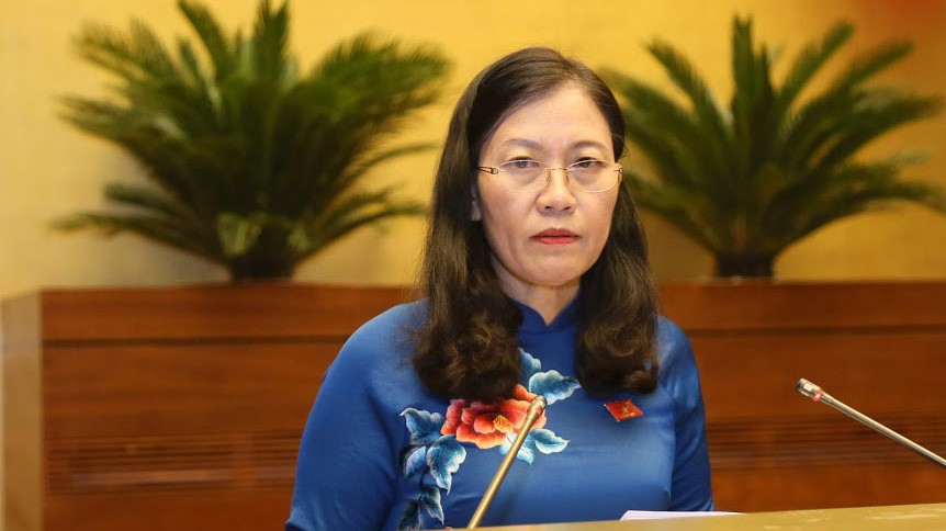 Chủ nhiệm Uỷ ban Tư pháp Lê Thị Nga - Ảnh: Quang Phúc 