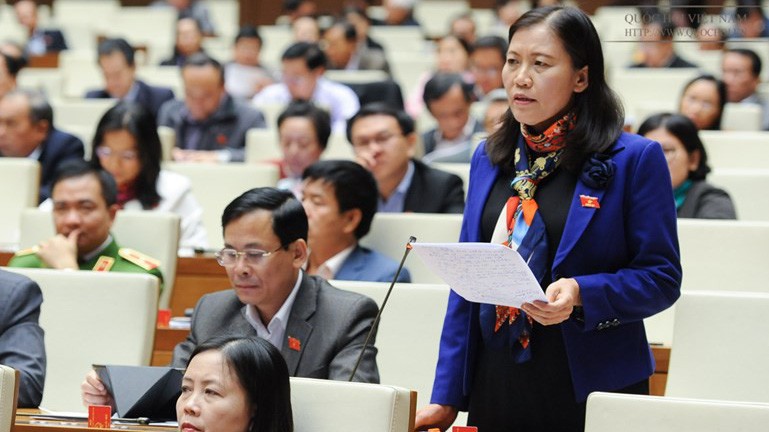 Chủ nhiệm Uỷ ban Tư pháp Lê Thị Nga hơn một lần đề cập tình trạng lạm dụng dấu mật.