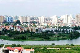 Một góc khu đô thị mới Linh Đàm hiện nay.