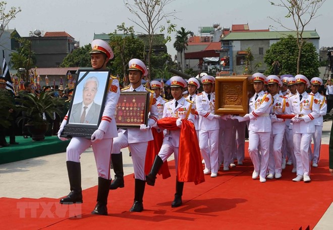 Lễ truy điệu và an táng nguyên Tổng bí thư Đỗ Mười  - Ảnh 8.