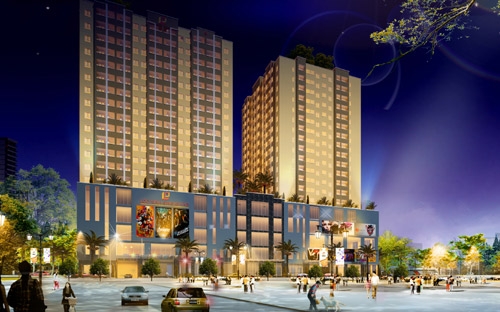 Phối cảnh dự án chung cư Lộc Ninh Singashine.<br>