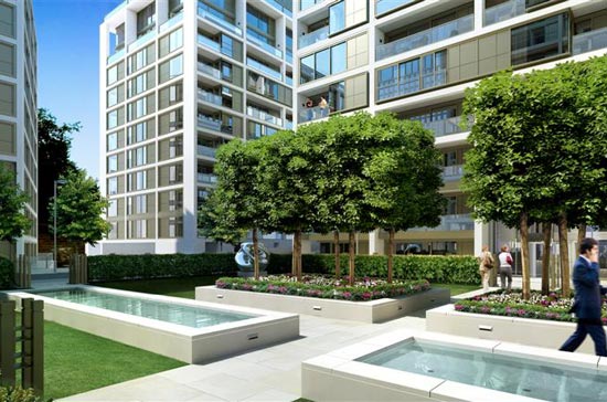 Phối cảnh một góc dự án 375 Kensington, London (Anh).