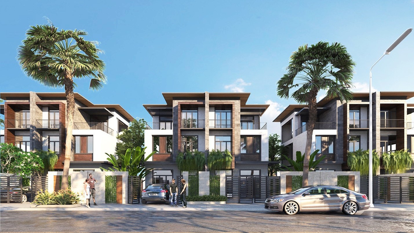 Dự án Goldsand Hill Villa của công ty Lộc Tú có quy mô hơn 9ha.