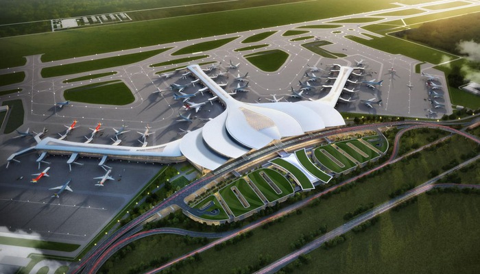 Sáng 5/1, dự án Cảng hàng không quốc tế Long Thành giai đoạn 1 – Dự án thành phần 3 đã chính thức được khởi công. Mục tiêu của Dự án là xây dựng Cảng hàng không quốc tế Long Thành đạt cấp 4F, là Cảng hàng không quốc tế quan trọng của quốc gia, hướng tới trở thành một trong những trung tâm trung chuyển hàng không quốc tế của khu vực.