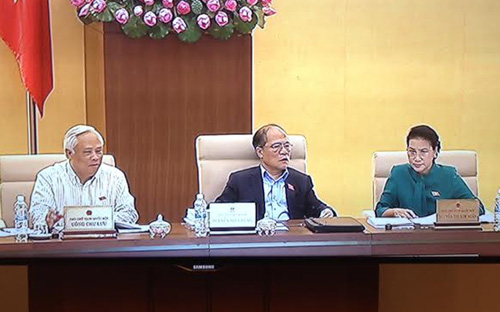 Ủy ban Thường vụ Quốc hội cho ý kiến về các vấn đề lớn còn có ý kiến khác nhau của dự thảo Bộ luật Dân sự (sửa đổi)<br>