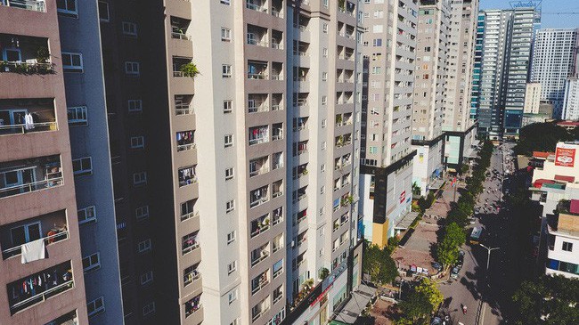 Khu đô thị Trung Hòa - Nhân Chính hiên có quá nhiều nhà cao tầng.