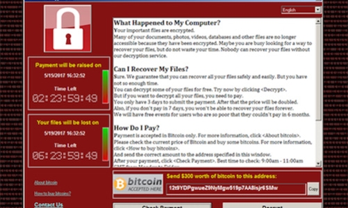 Yêu cầu khẩn cấp ngăn chặn mã độc nguy hiểm WannaCry